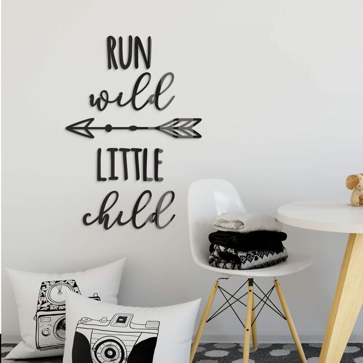 Actual product image Trenddeko Run wild little child (35 x 50 cm)