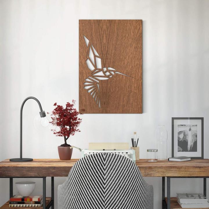Image du produit Trenddeko Origami colibri (20 x 30 cm)