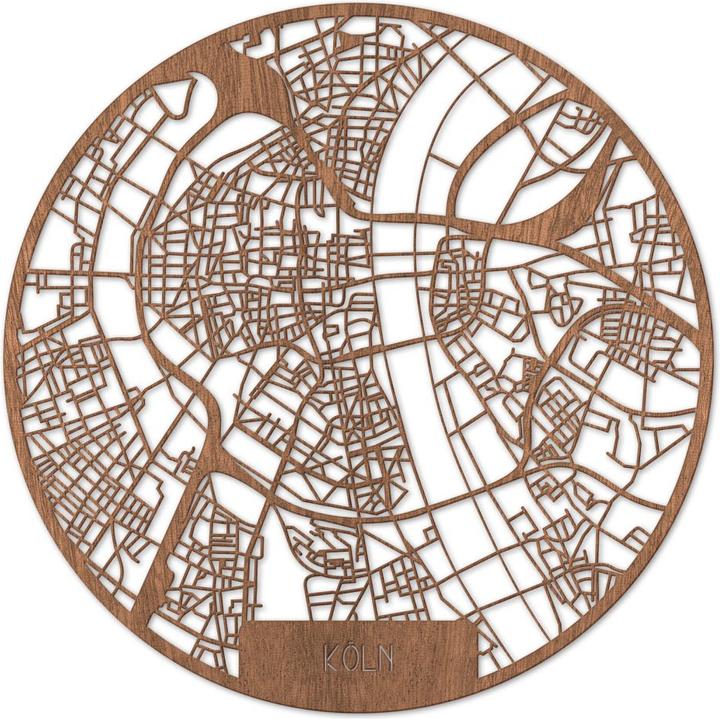 Trenddeko Stadtplan Köln