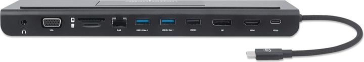 Produktbild Manhattan Triple-Monitor Dock (Docking Port, 11 Ports)