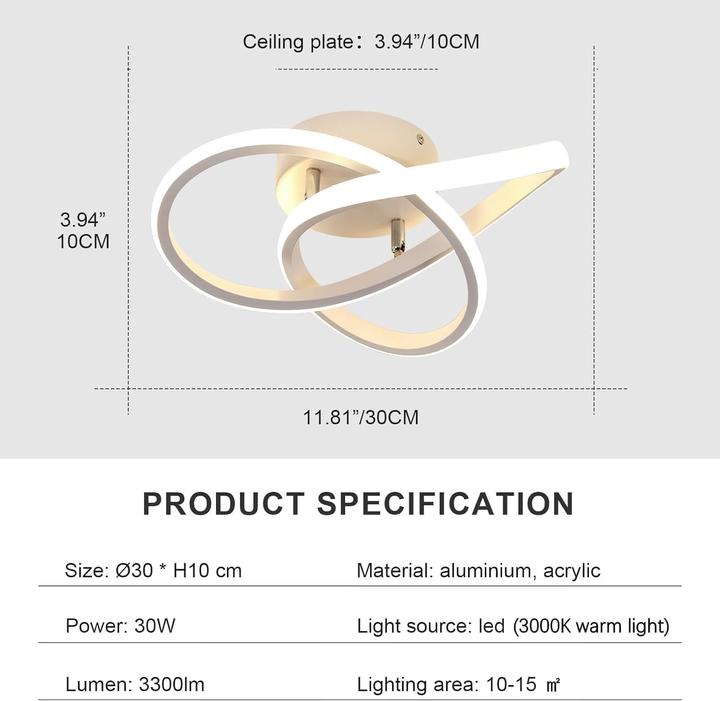 Produktbild Lumina Swiss LED Designleuchte Infinity 30W (3300 lm)