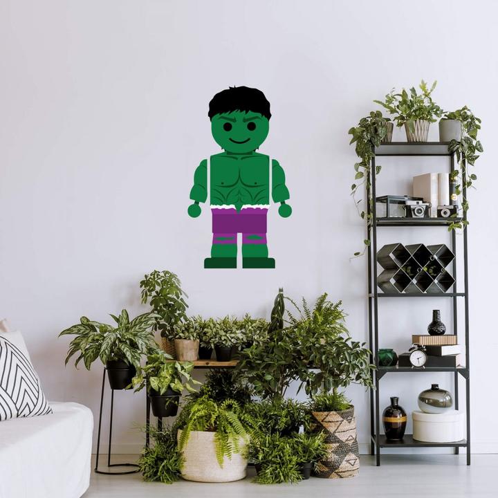 Actual product image Trenddeko The Hulk (45 x 80 cm)