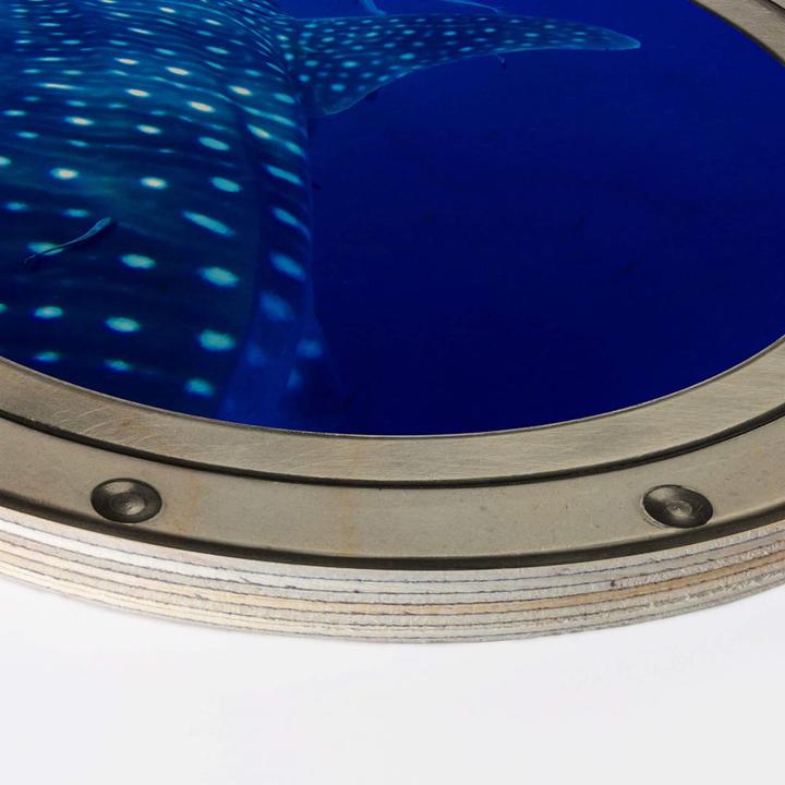 Immagine prodotto Trenddeko Oblò 3D Optics - Lo squalo balena (Ø 45 cm)