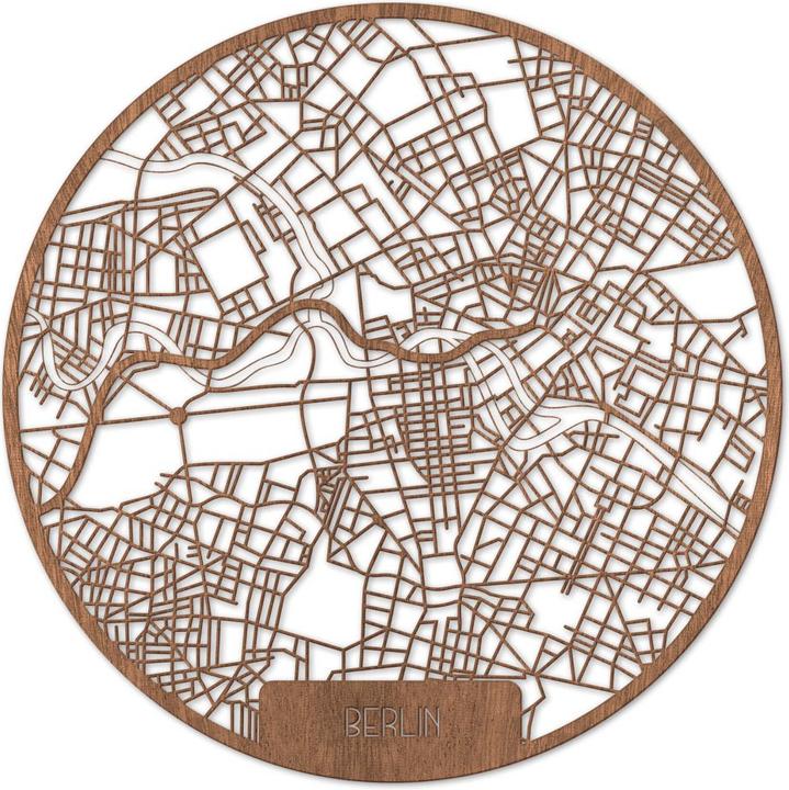 Produktbild Trenddeko Stadtplan Berlin (Ø 70 cm)