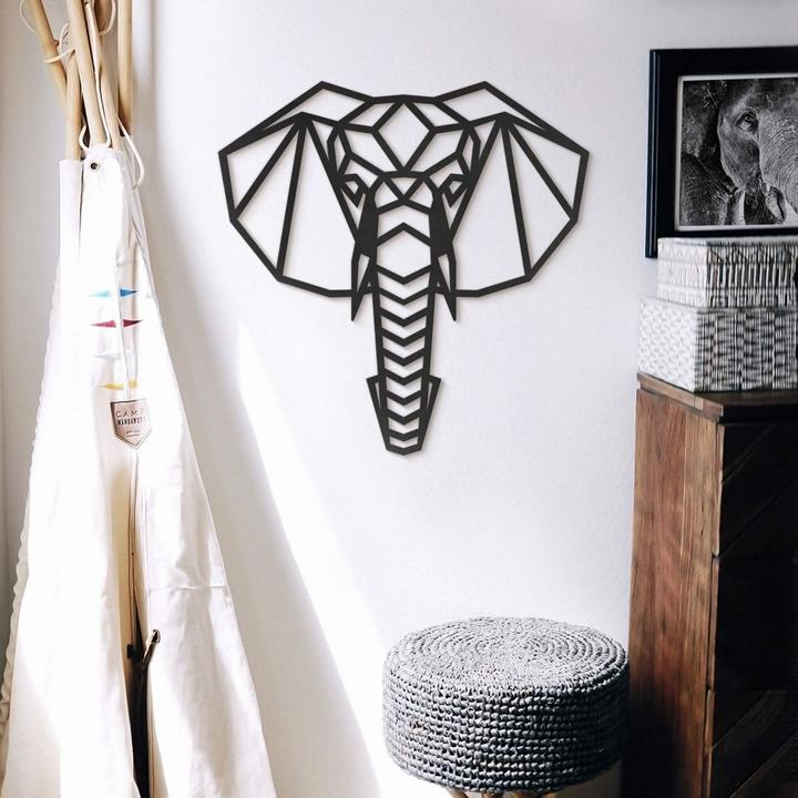 Actual product image Trenddeko Origami elephant head (50 x 50 cm)