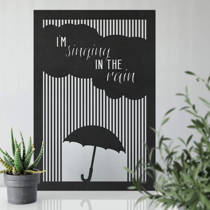 Produktbild Trenddeko I'm singing in the rain (40 x 60 cm)