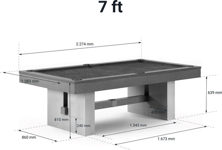 Produktbild Bison Billardtisch Loft