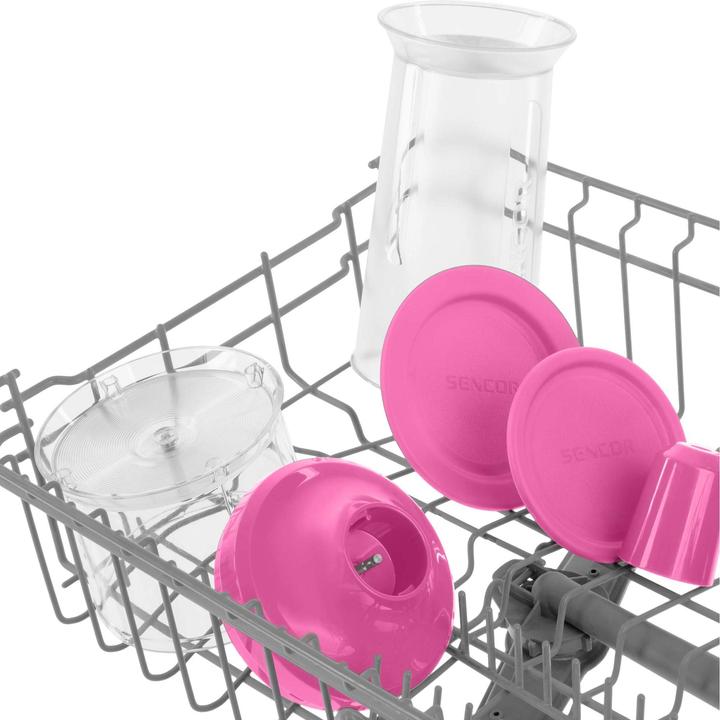 Actual product image Sencor SHB 4468RS-EUE3 blender 0.7 L Hand Blender 1000 W Pink, Stainless steel