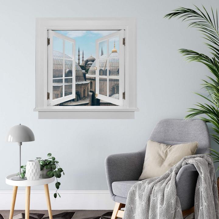Image du produit Trenddeko 3D - Sur les toits d'Istanbul (80 x 77 cm)