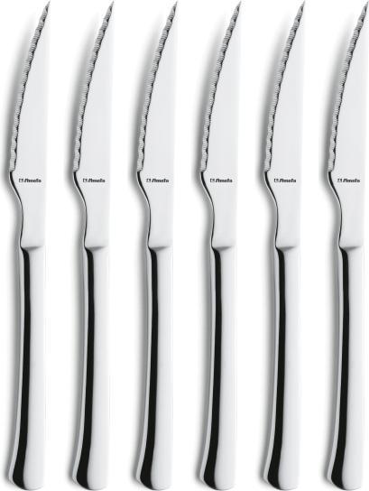 Image du produit Amefa Set de couteaux à steak 6 pièces sur carte suspendue Chuletero (6 pièce(s), Couteau)