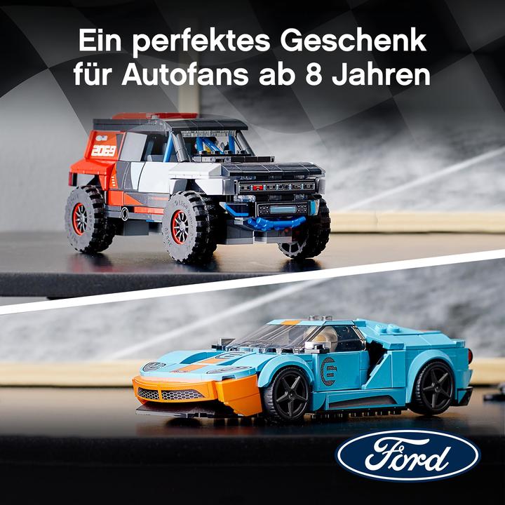 Produktbild LEGO Ford GT Heritage Edition und Bronco R (76905, LEGO Speed Champions)
