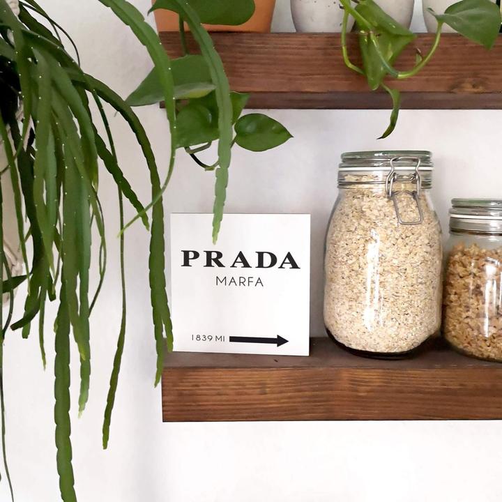Image du produit Trenddeko à poser - Prada Marfa (15 x 15 cm)