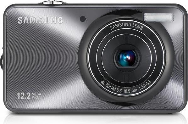 Samsung ST45, 12MP, 3xZoom, Bildstab., Slim, Anthrazit (1/2,3'')