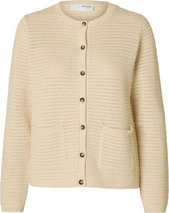 Selected Femme Slfvinna Ls Structure Knit Cardigan Noos