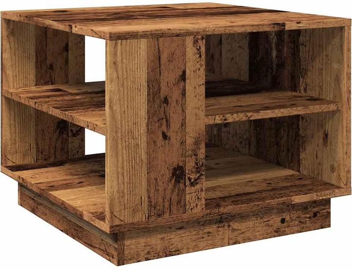 Immagine prodotto VidaXL Couchtisch Beistelltisch Wohnzimmertisch Kaffeetisch Altholz-Optik (55 x 55 x 42 cm)