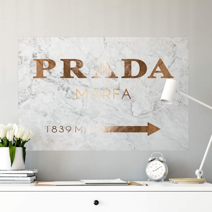 Produktbild Trenddeko Kupferoptik - Prada Marfa (80 x 50 cm)