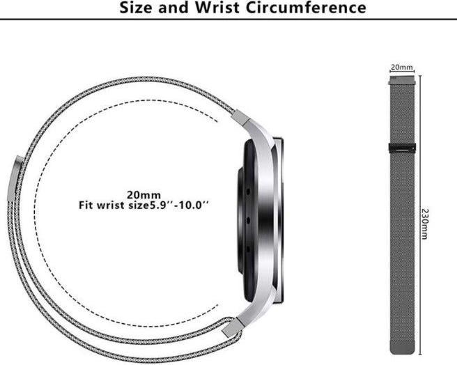 Produktbild MU Classic Milanese Series Metall Armband (Metall)
