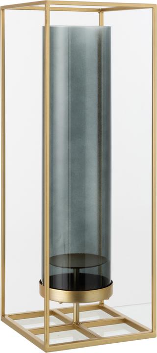 Produktbild J-Line Windlicht Rechteckig Hoch Metall/Glas Gold