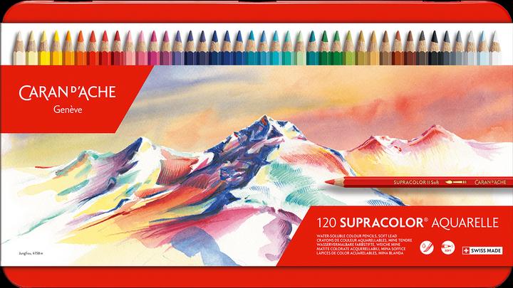 Actual product image Caran d'Ache Supracolor Aquarelle Metallschachtel (Multicoloured, 120 x)