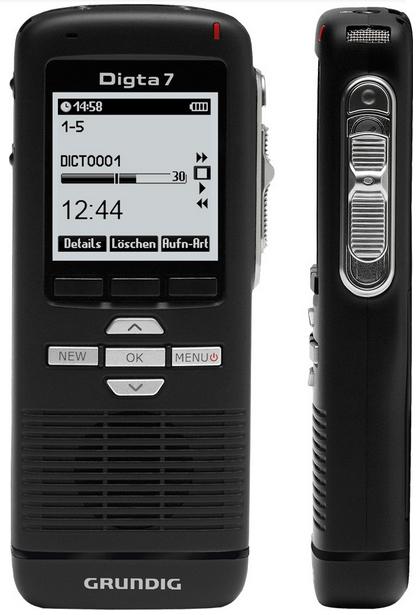 Image du produit Grundig Digta 7 Machine à dicter numérique - Type 702 (2 Go)