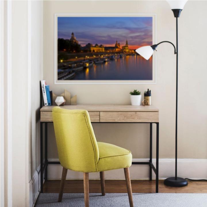 Image du produit Trenddeko Dresde à la lumière de la nuit (45 x 30 cm)
