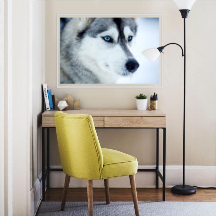 Actual product image Trenddeko Ice blue eyes (100 x 70 cm)