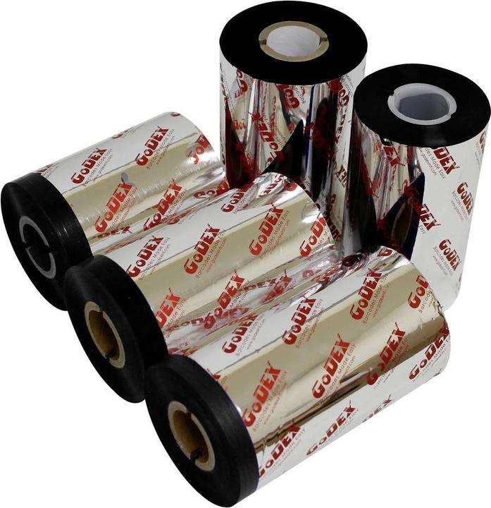 Produktbild Godex Farbband Kombi-Pack 6 St. GRS 945 945.080.450.4.10 (8 cm, Schwarz)
