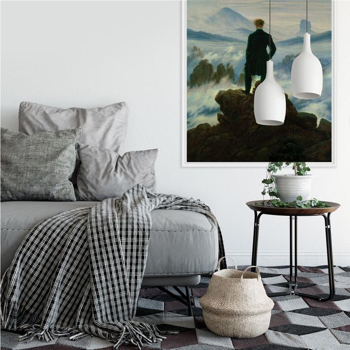 Produktbild Trenddeko Der Wanderer über dem Nebelmeer (40 x 60 cm)