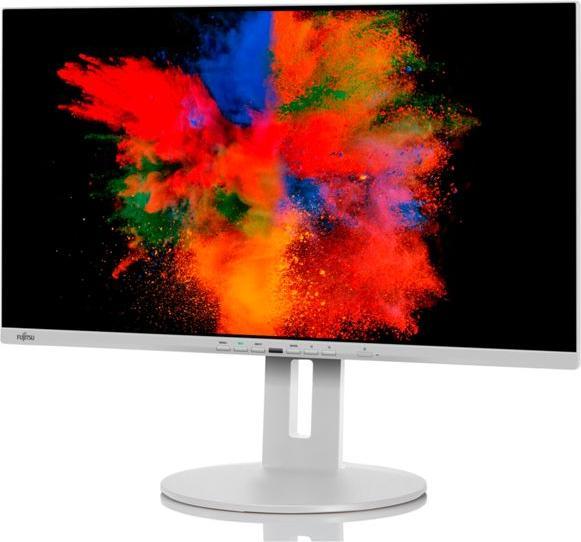 Actual product image Fujitsu P27-9, 27 inch marble grey, USB Dock, PC switch, Ultra Narrow bezel, 5in1 stan (2560 x 1440 pixels, 27")