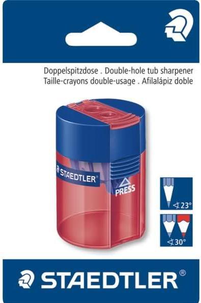 Actual product image Staedtler Double sharpening box round BK 512006BK