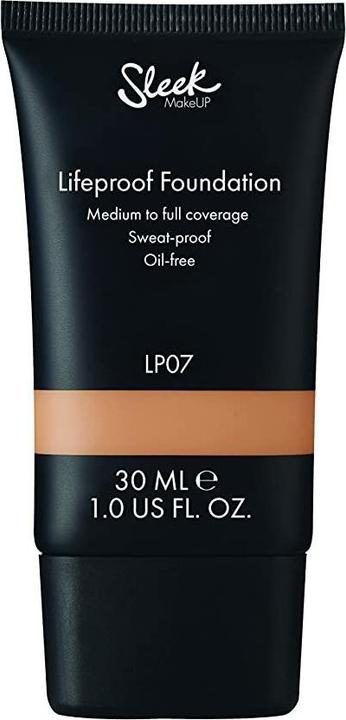 Produktbild Sleek MakeUP Lifeproof Foundation Medium To Full Coverage Sweat Proof Oil Free Lp07 30ml