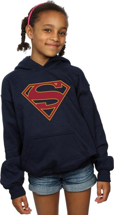 Produktbild Supergirl Logo Kapuzenpullover Mädchen (152, 158)