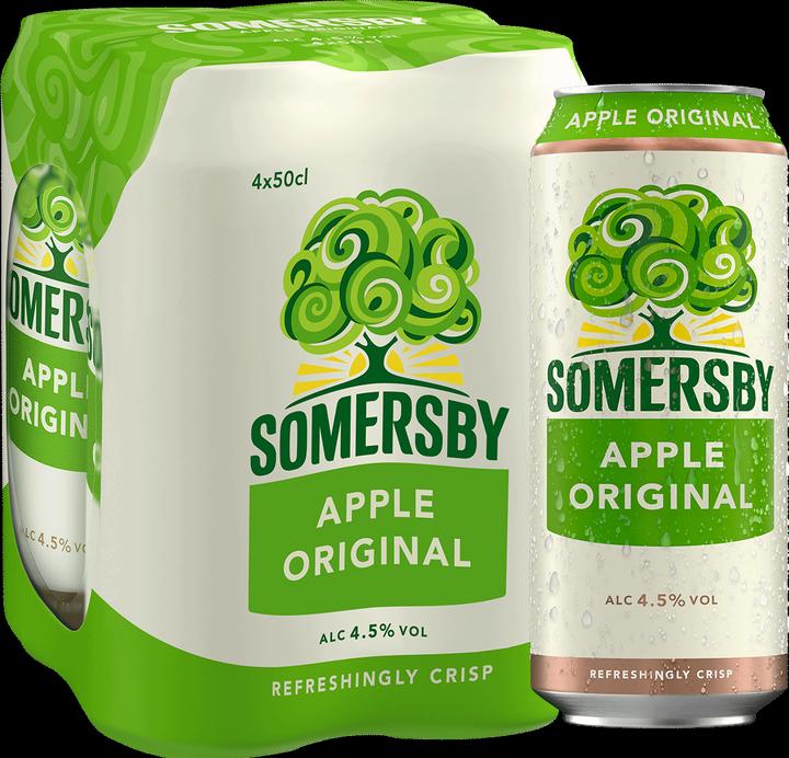 Actual product image Somersby Apple Original Cider (4 x 50 cl)
