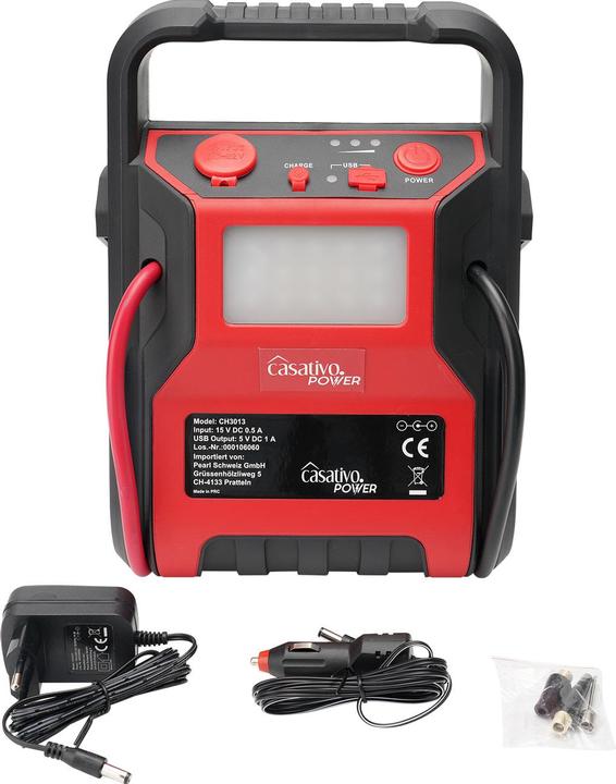 Produktbild Casativo 5in1 Starthilfe-Powerbank und Luftkompressor (9 mAh)