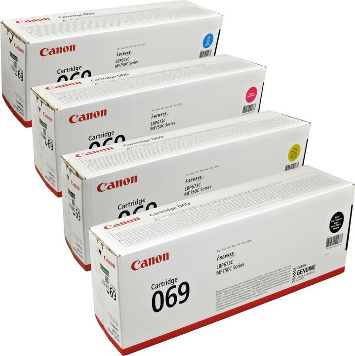 Produktbild Canon 4 Toner 069 Multipack K C M Y 4-farbig (M, BK, C, Y)