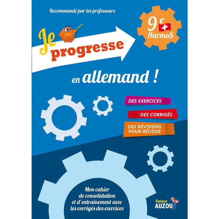 Produktbild Cahier de soutien scolaire 9ème harmos - Je progresse en allemand (Französisch, Hoegen Laure-Elie, 2017)