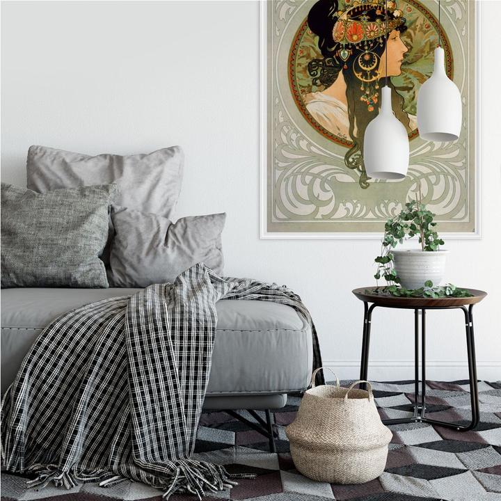 Actual product image Trenddeko The brunette (50 x 80 cm, 40 x 60 cm, 30 x 45 cm, 80 x 120 cm, 70 x 100 cm)