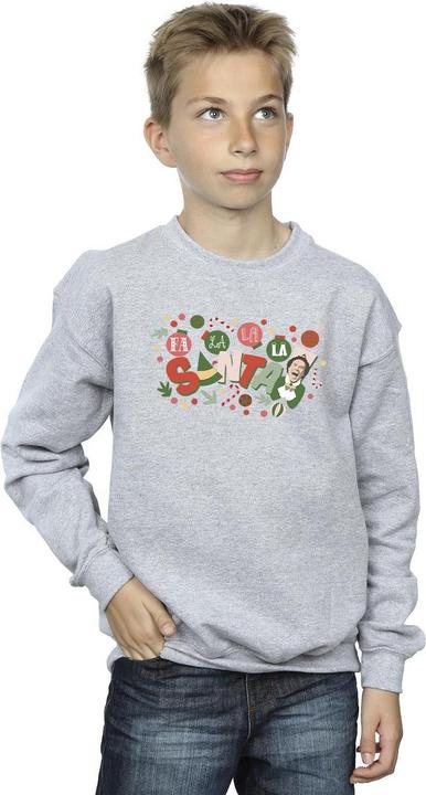 Actual product image Elf Boys Santa Fa La La Sweatshirt (140, 146)