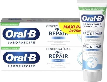 Produktbild Oral-B Gums Enamel Pro Repair Zahnpasta 2x75ml (75 ml)