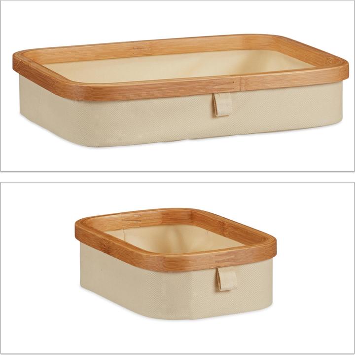 Actual product image Relaxdays Mini chest of drawers bamboo
