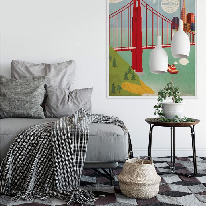Actual product image Fly to San Francisco (70 x 100 cm)