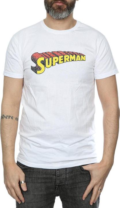 Immagine prodotto Superman Telescopic Crackle Logo Maglietta Uomo (XXL)
