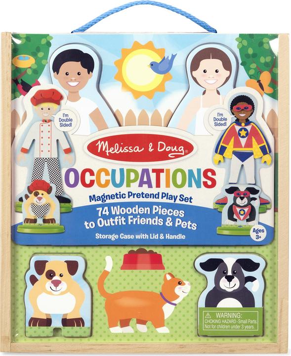 Produktbild Melissa & Doug Occupations Magnetic Pretend Play Set
