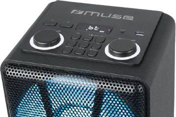 Image du produit Muse M-1805 Enceinte portable DJ Enceinte portable stéréo Noire (Fonctionnement sur secteur)