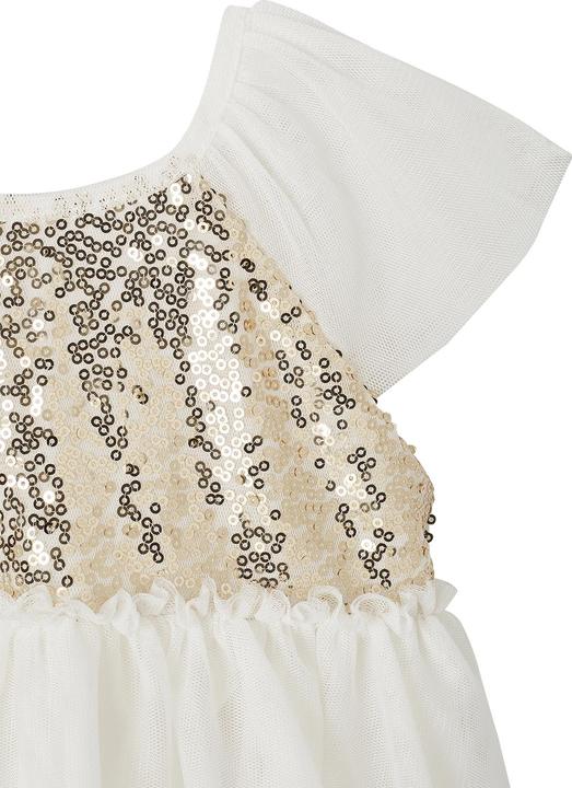 Produktbild Vertbaudet Kurzärmeliges Mädchen Festkleid mit Pailletten (74)