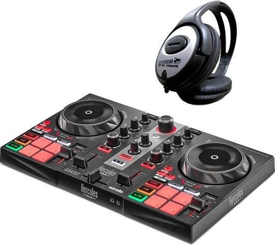Produktbild Hercules DJ Control Inpulse 200 MK2 mit Kopfhörer