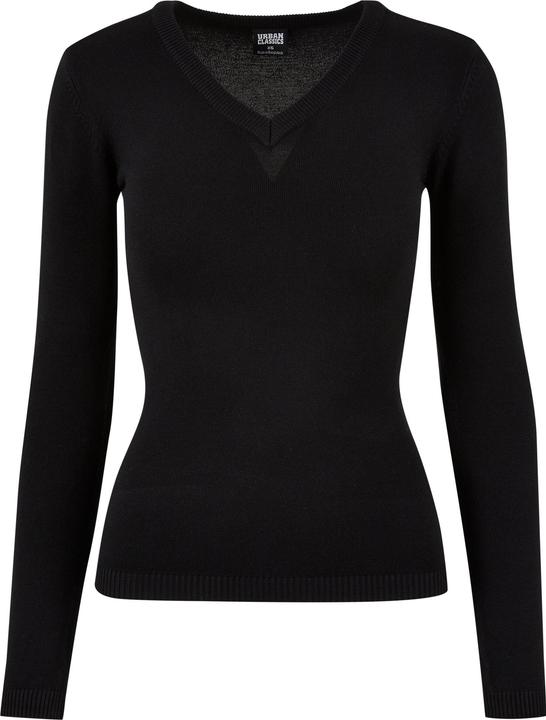 Urban Classics Ladies Knitted V-Neck Sweater