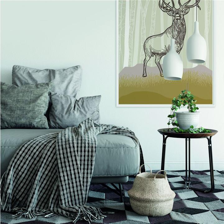 Produktbild Trenddeko Stolzer Hirsch (80 x 120 cm)