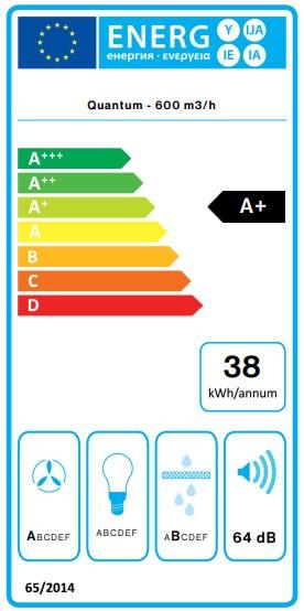 Label énergétique Falmec QUANTUM 84