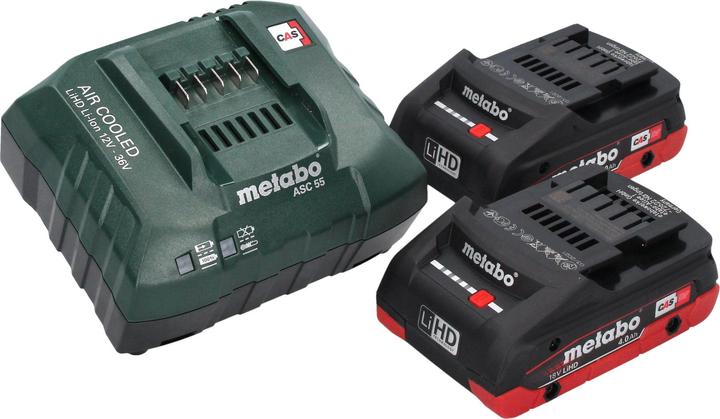Image du produit Metabo SXA 18 LTX 150 BL Akku Exzenterschleifer 18 V 150 mm Brushless + 2x LiHD Akku 4,0 Ah +